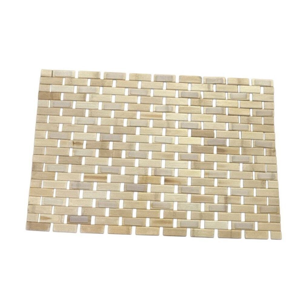 SALE 
Bamboo Bath Mat 16.5x25”